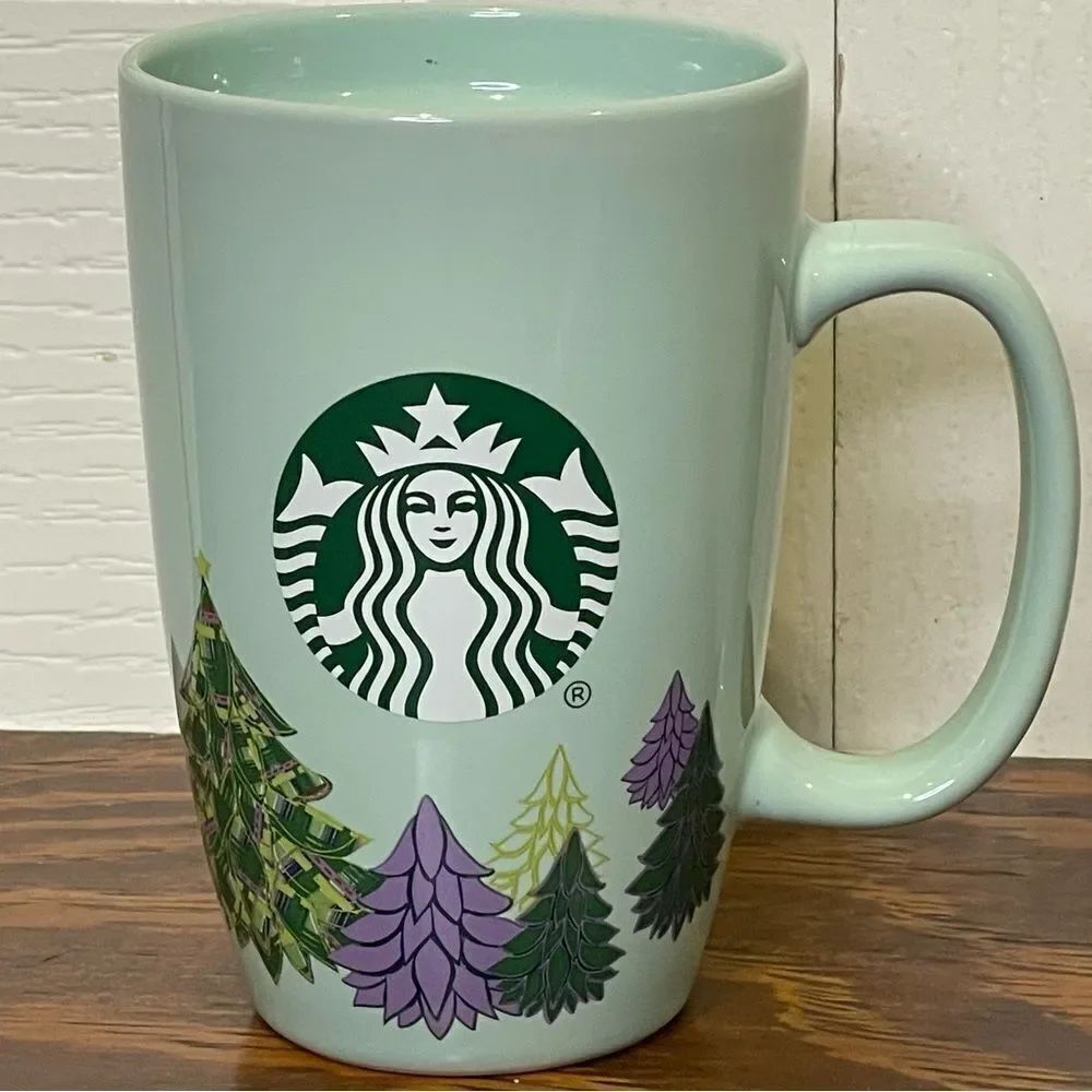 Starbucks 2020 Winter Coffee Mug Cup 12 FL OZ Mint Color